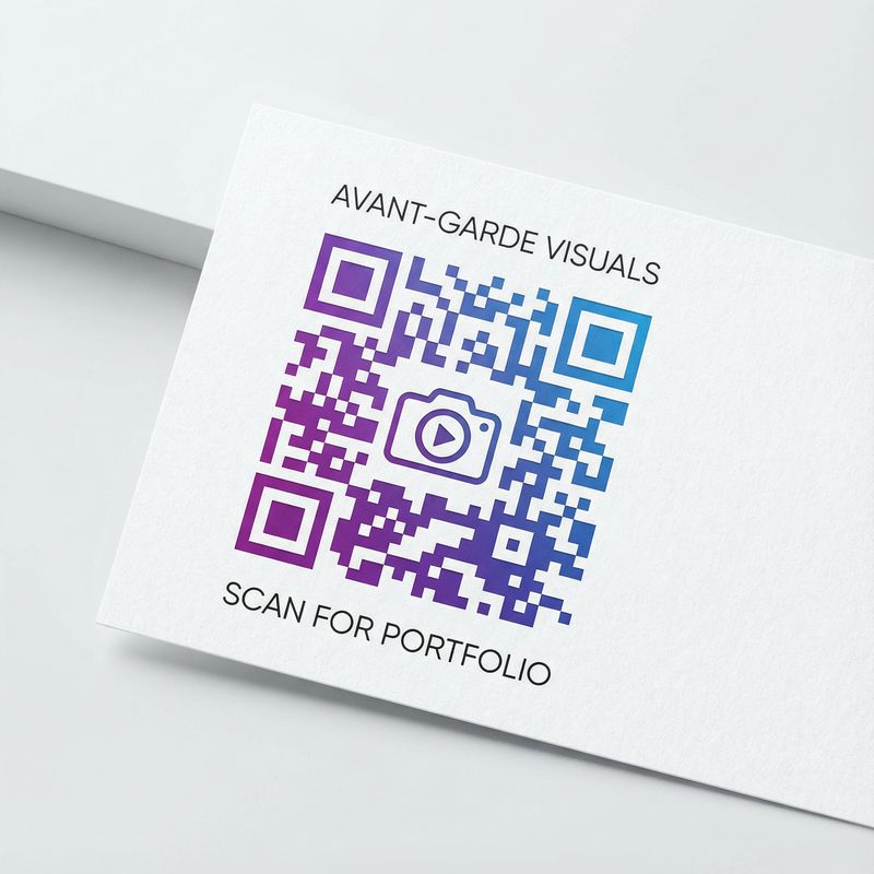 黄色仓库商务二维码